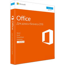 Офисный пакет MICROSOFT Office 2016 для дома и бизнеса Ukrainian коробочная версия T5D-02734