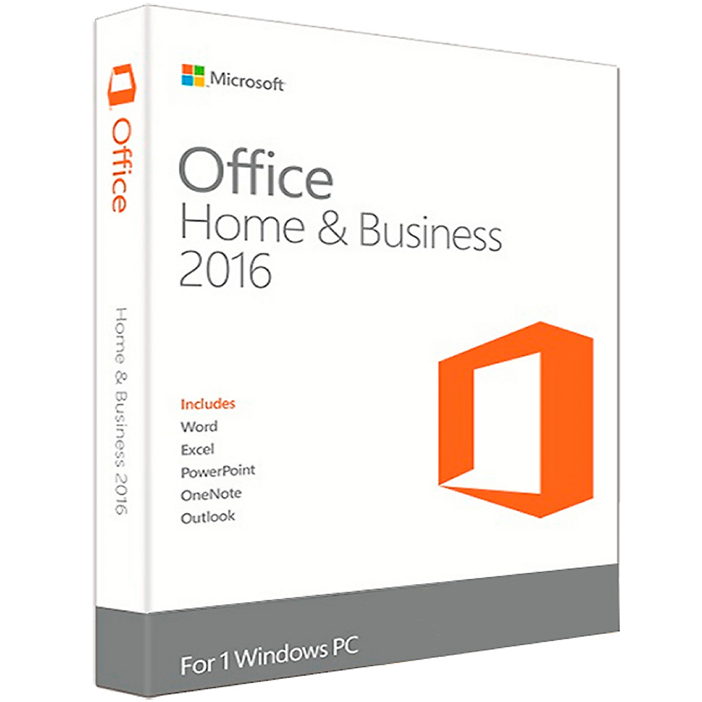 Программное обеспечение MICROSOFT Office Home&Business 2016 Eng DVD (T5D-02277)