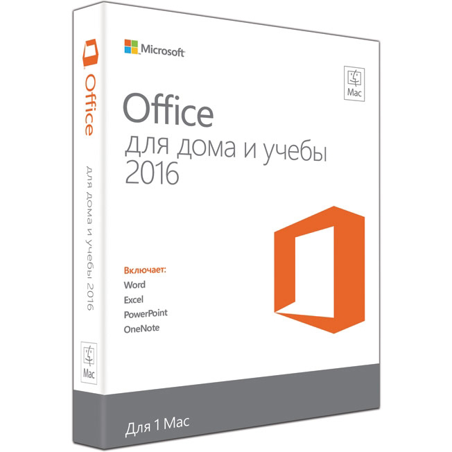 Програмне забезпечення MICROSOFT Office Mac Home&Student 2016 Rus (GZA-00647)