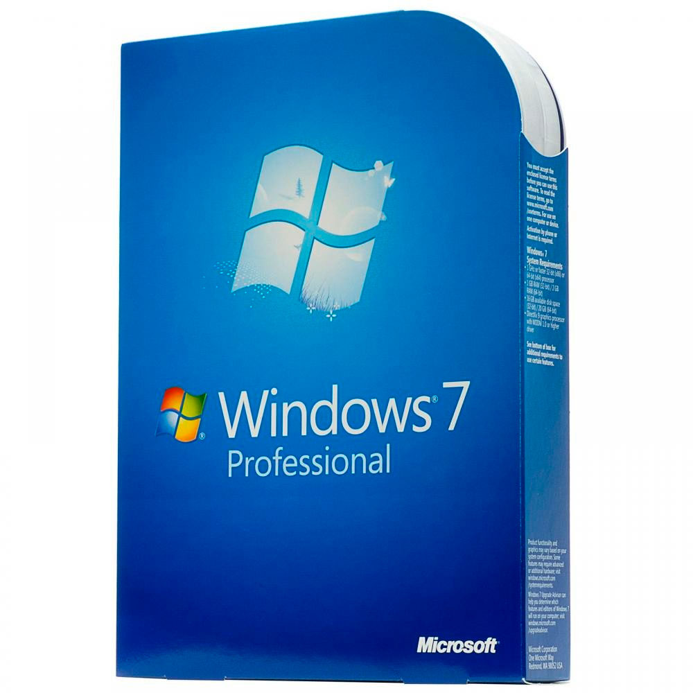 MICROSOFT Win Pro 7 SP1 64 Ukr 1pk OEM