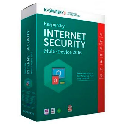 KASPERSKY Internet Security 2016 1+1PC 1Y Base Box