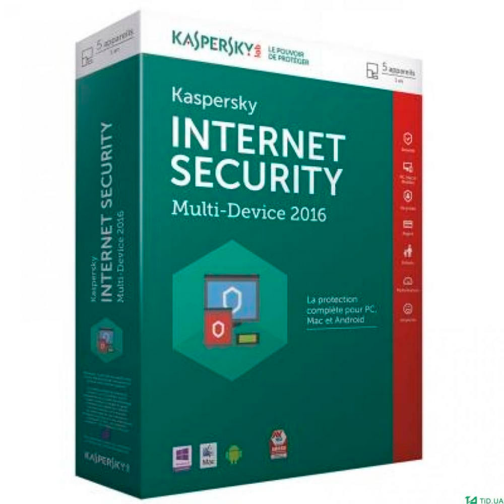 KASPERSKY Internet Security 2016 2+1PC 1Y Renewal Box