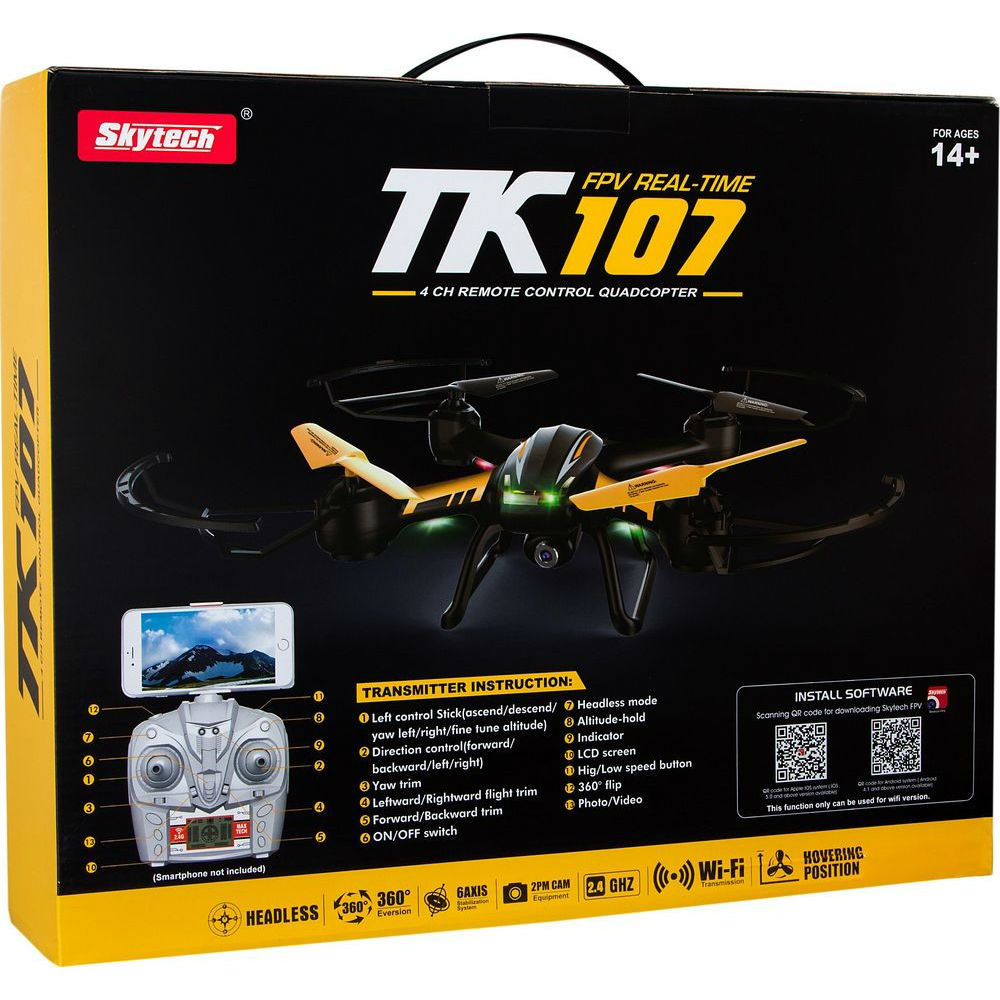 Фото Квадрокоптер SKYTECH TK107W 6 Axis black (203624)