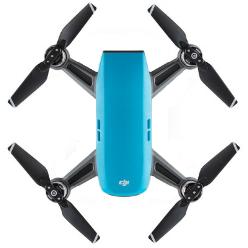 Квадрокоптер DJI SPARK Fly More Combo Sky Blue Комплектація готовий до користування (RTF)