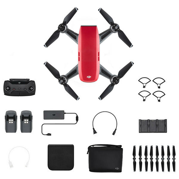 Фото Квадрокоптер DJI SPARK Fly More Combo Lava Red