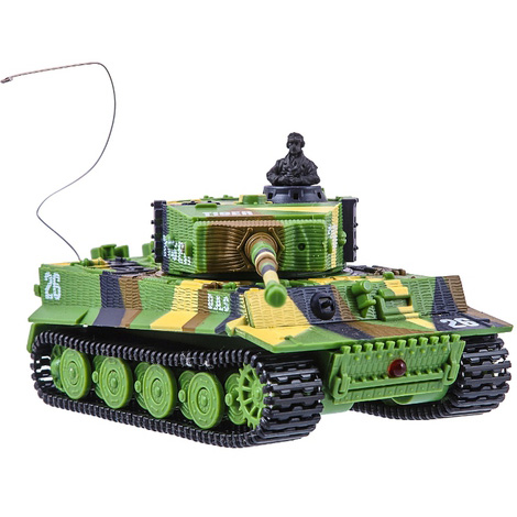 

Танк на радиоуправлении со звуком GREAT WALL TOYS 1:72 Tiger (GWT2117-1), Танк на р/у 1:72 Tiger со звуком (GWT2117-1)