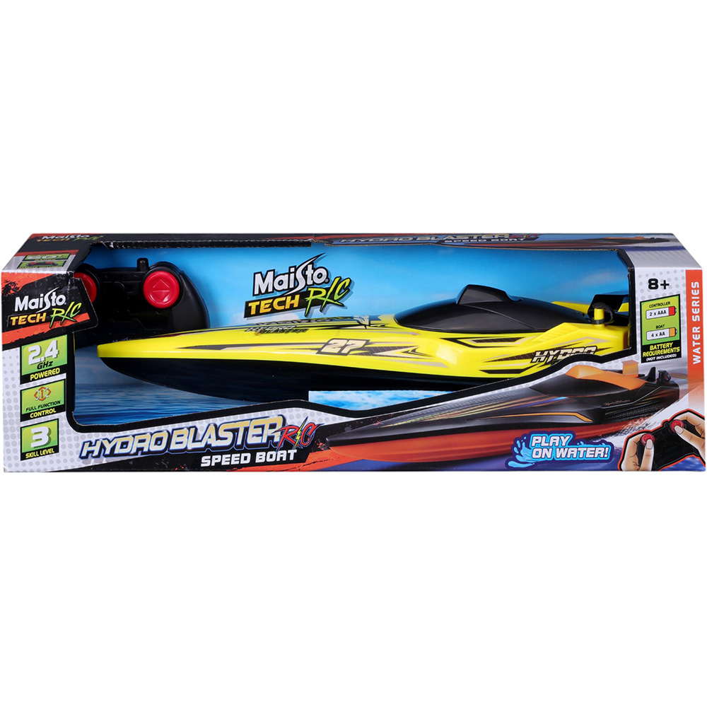 Фото Катер на радіокеруванні Maisto Hydro Blaster Speed Boat Yellow (40976)