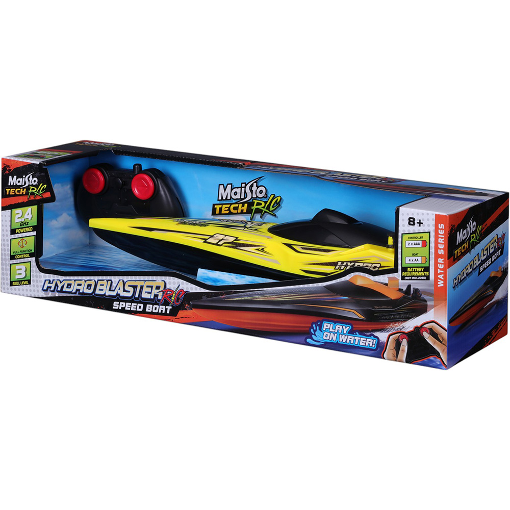 Замовити Катер на радіокеруванні Maisto Hydro Blaster Speed Boat Yellow (40976)