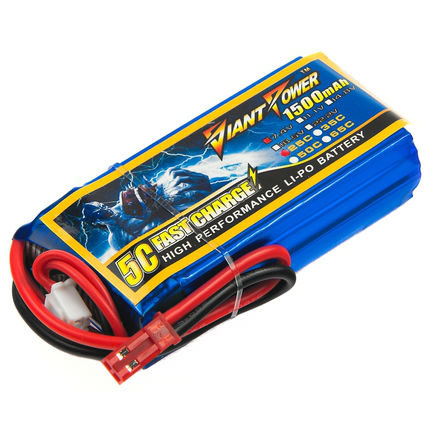 

Аккумулятор DINOGY Li-Pol 1500mAh 7.4V 2S 25C JST (DLC-2S1500C-JST), Li-Pol 1500mAh 7.4V 2S 25C 19x32x61мм JST