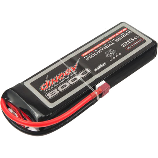 Акумулятор DINOGY Li-Pol 8000mAh 11.1 V 3S 25C T-Plug Акумулятор DINOGY Li-Pol 8000mAh 11.1 V 3S 25C T-Plug