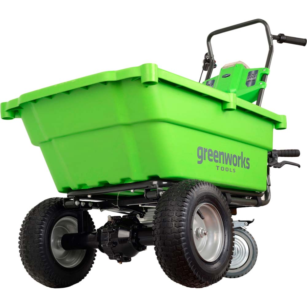 Садовая тележка самоходная аккумуляторная Greenworks G40GC (7400007) Длина 122
