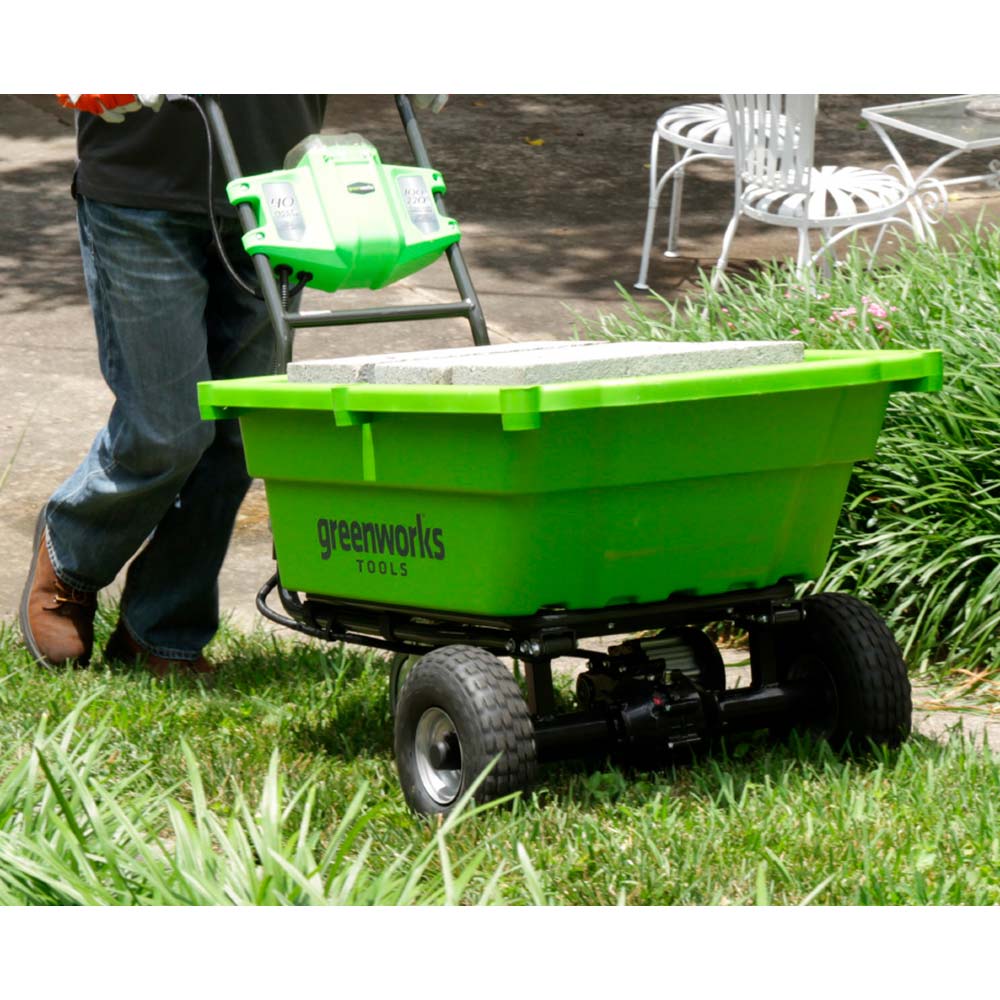 Внешний вид Садовая тележка самоходная аккумуляторная Greenworks G40GC (7400007)