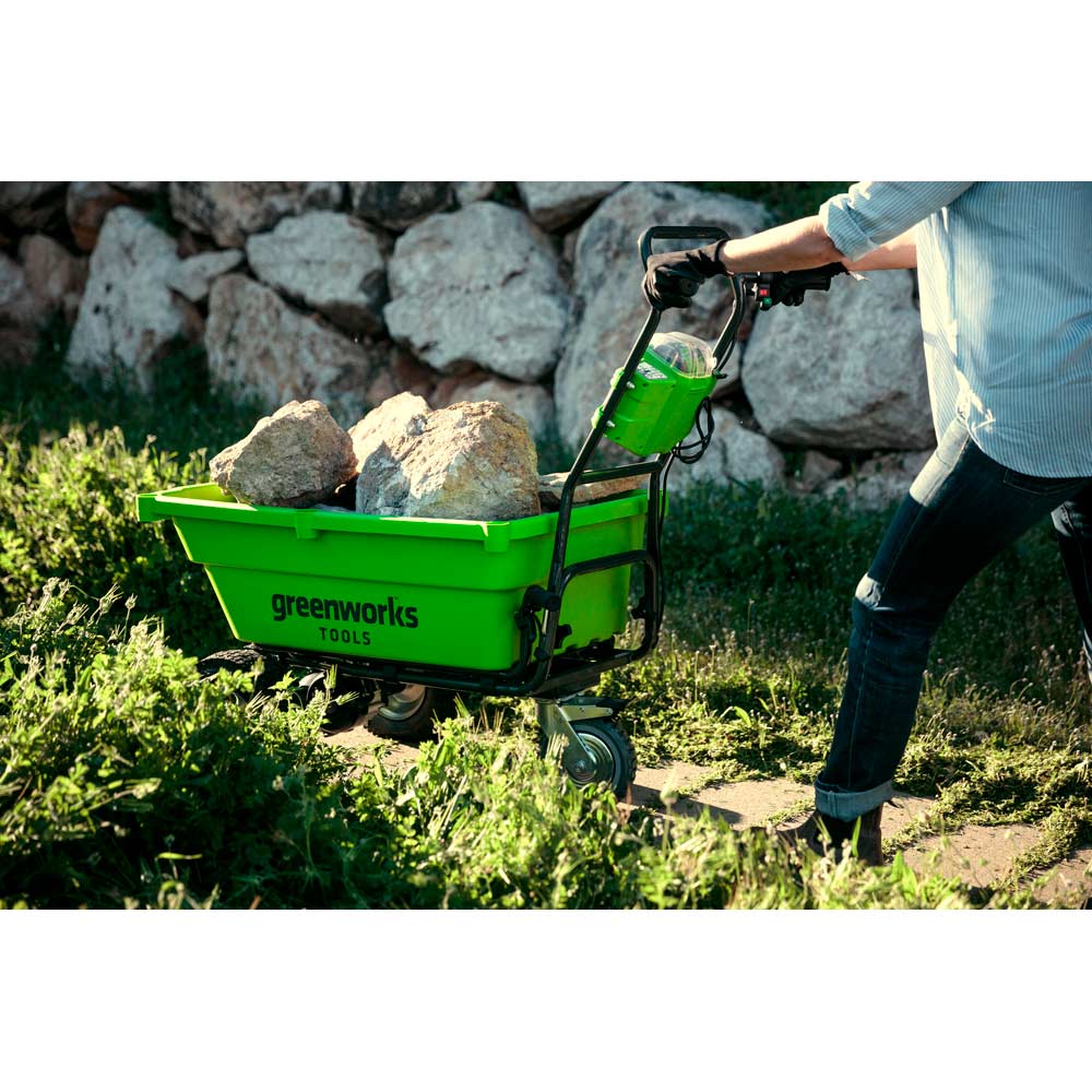 В Фокстрот Садовая тележка самоходная аккумуляторная Greenworks G40GC (7400007)