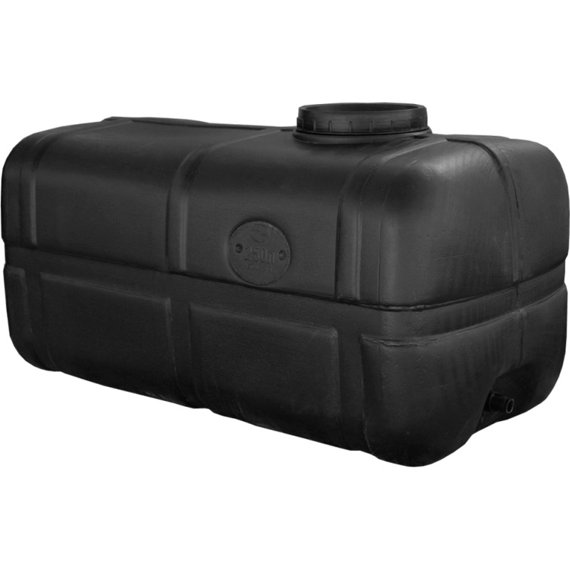 Бочка ПЛАСТ БАК 250 л ПБ Black (5708) Висота 53