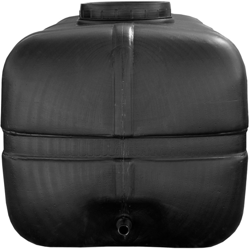 Бочка ПЛАСТ БАК 250 л ПБ Black (5708) Довжина 109