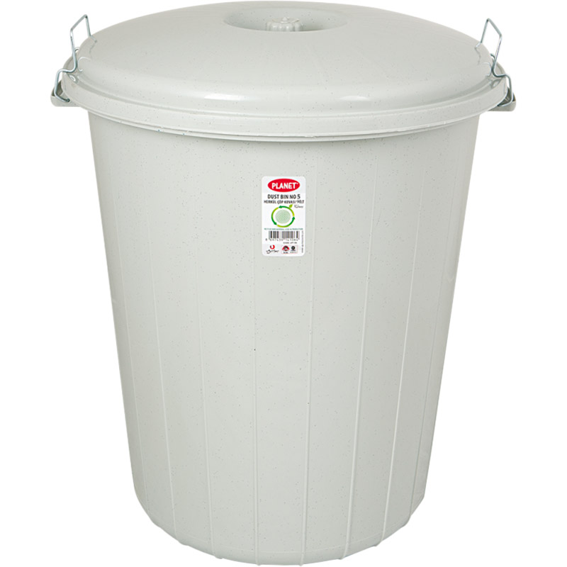 Бак для сміття PLANET №5 90 л Grey (UP100L)