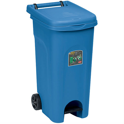 Сміттєвий бак STEFANPLAST URBAN ECO SYSTEM 80 л Blue (25602)