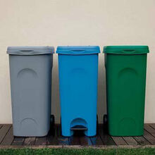 Сміттєвий бак STEFANPLAST URBAN ECO SYSTEM 80 л Blue (25602)