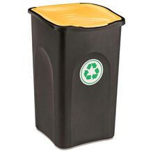 Мусорный контейнер STEFANPLAST 50 л Yellow (70650)