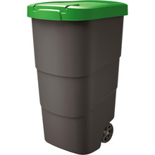 Сміттєвий контейнер KEDEN BY PROSPERPLAST WHEELER 110 л Black/Green (NBWB110-362C)
