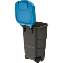 Сміттєвий контейнер KEDEN BY PROSPERPLAST WHEELER 110 л Blac/Blue (NBWB110-2383C)