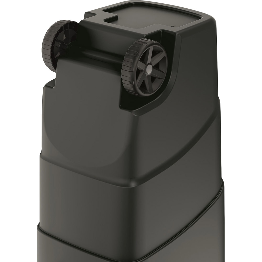 Мусорный контейнер KEDEN BY PROSPERPLAST WHEELER 90 л Black / Green (NBWB90-362C) Длина 58.3