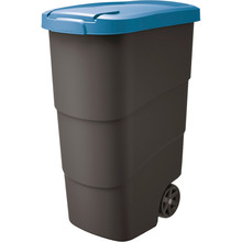 Сміттєвий контейнер KEDEN BY PROSPERPLAST WHEELER 90 л Black/Blue (NBWB90-2383C)