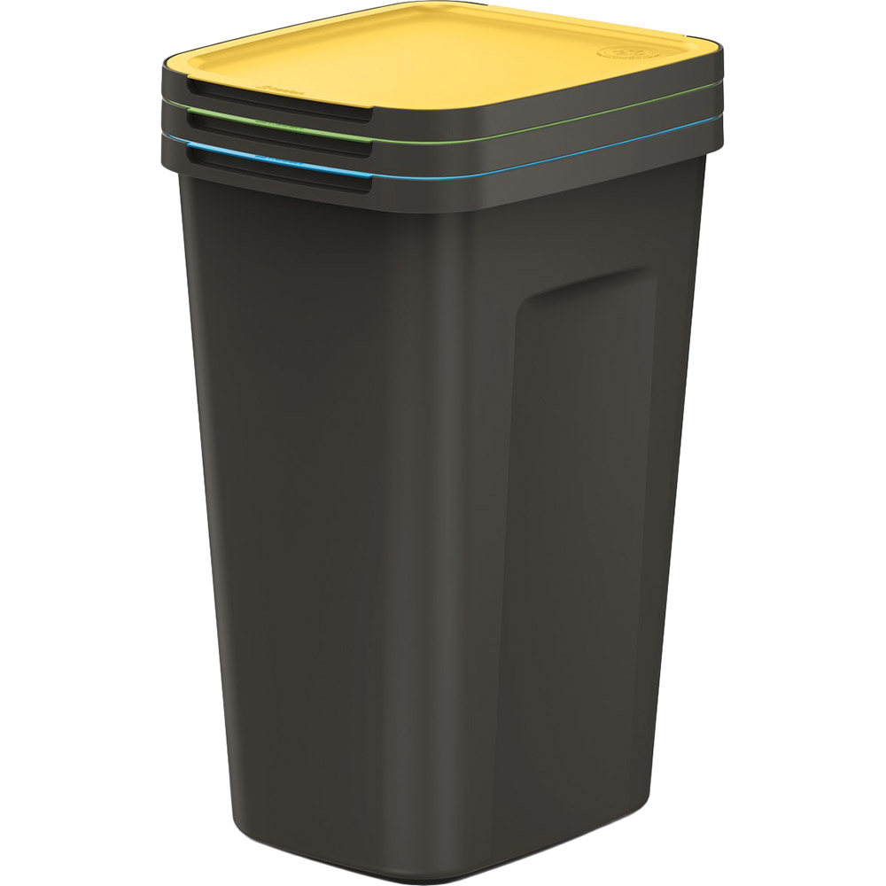 Комплект мусорных контейнеров KEDEN BY PROSPERPLAST Compacta Q Plus Black (NSDK50S3-S411) Высота 58