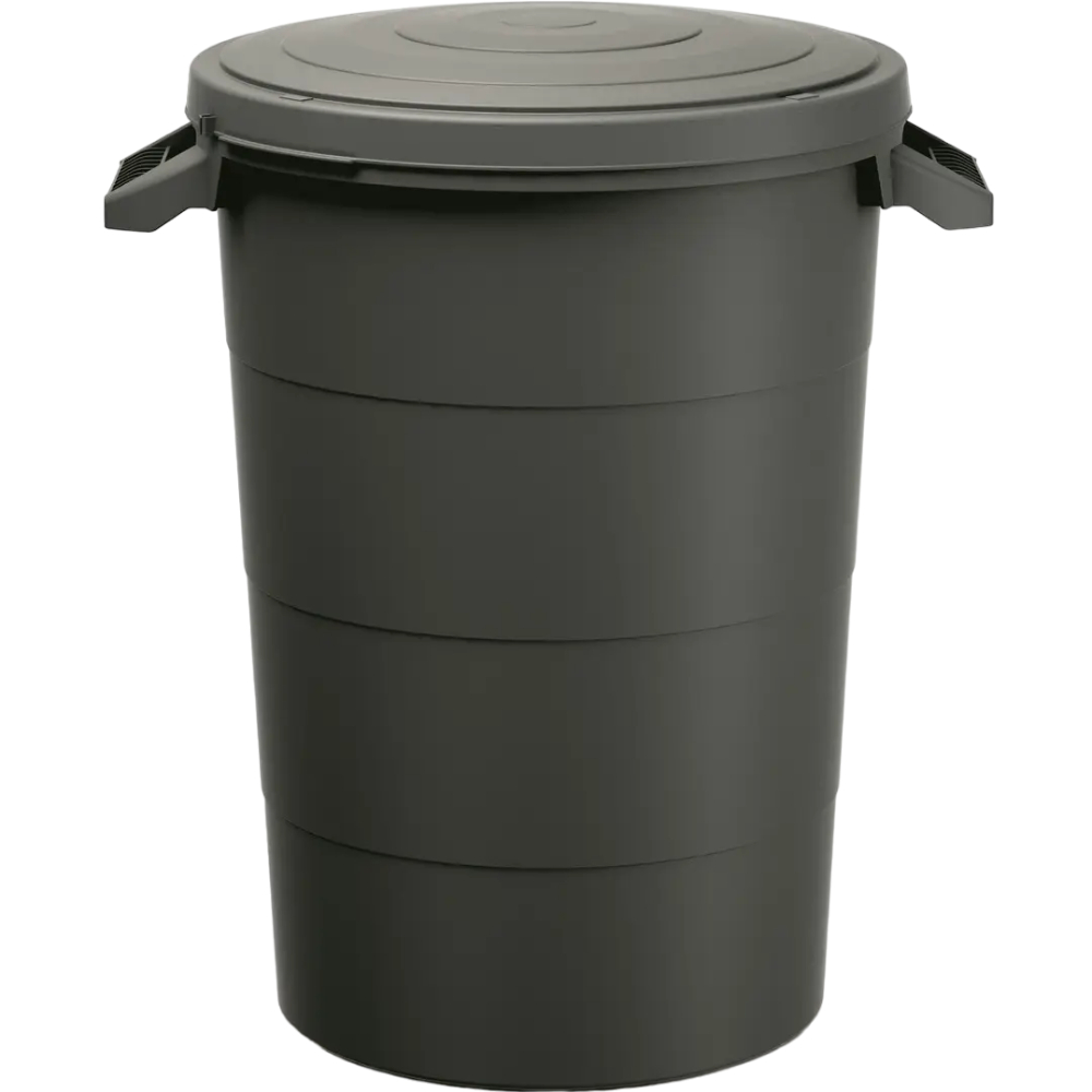 Бак для мусора KEDEN BY PROSPERPLAST Smooth 80 л Black (IDSM80U-S411)