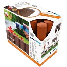 Газонный бордюр Cellfast 3 MAXI 10 секций х 21 см 2.1 м Brown (34-013)