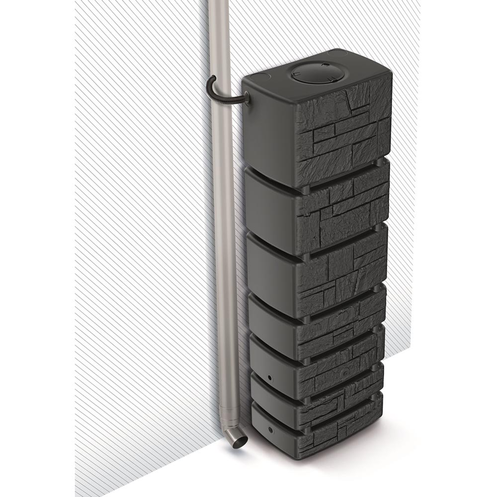 Ємність для збирання дощової води PROSPERPLAST Tower Stone 350 л (IDTST350-S433) Вага 17.3