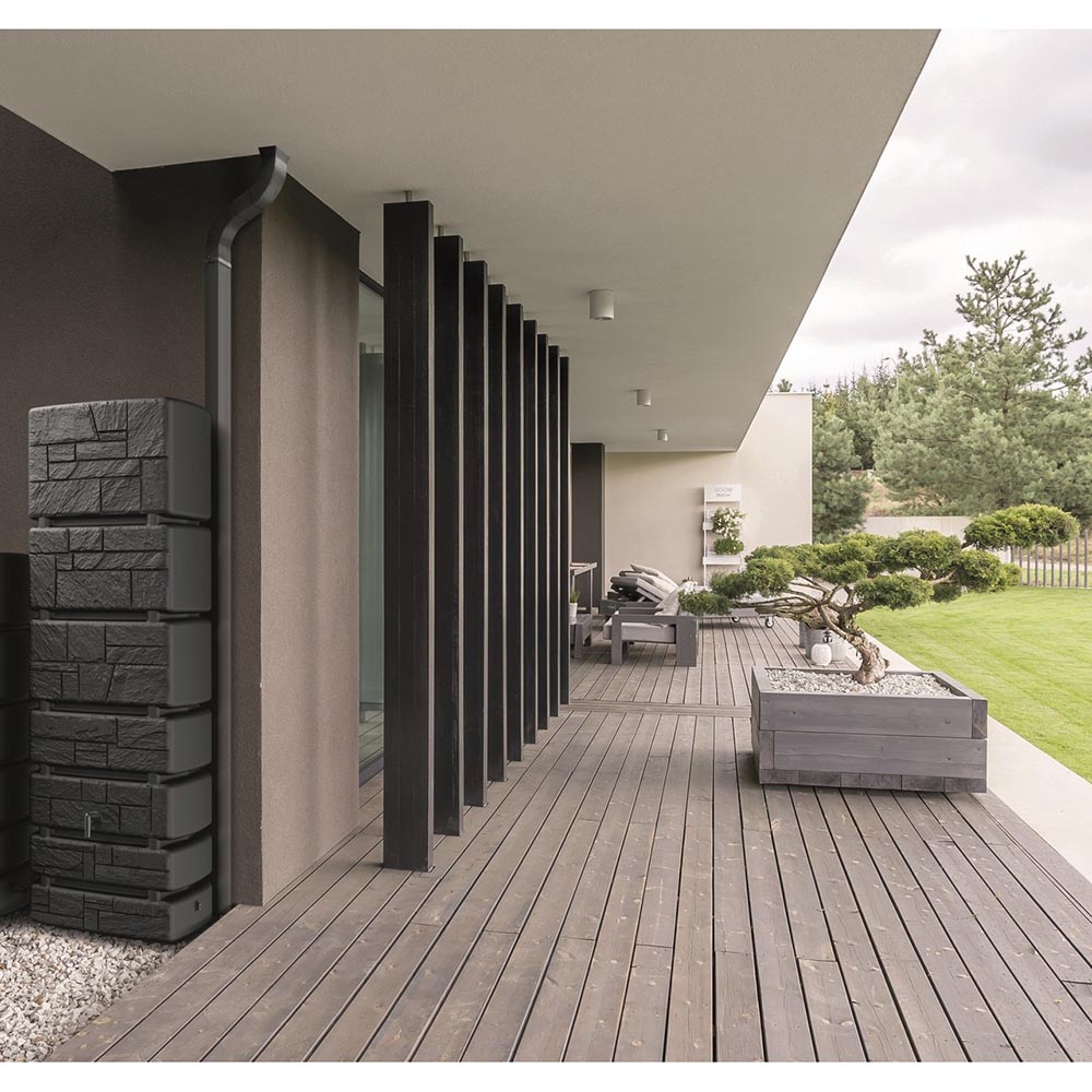 Фото Ємність для збирання дощової води PROSPERPLAST Tower Stone 350 л (IDTST350-S433)