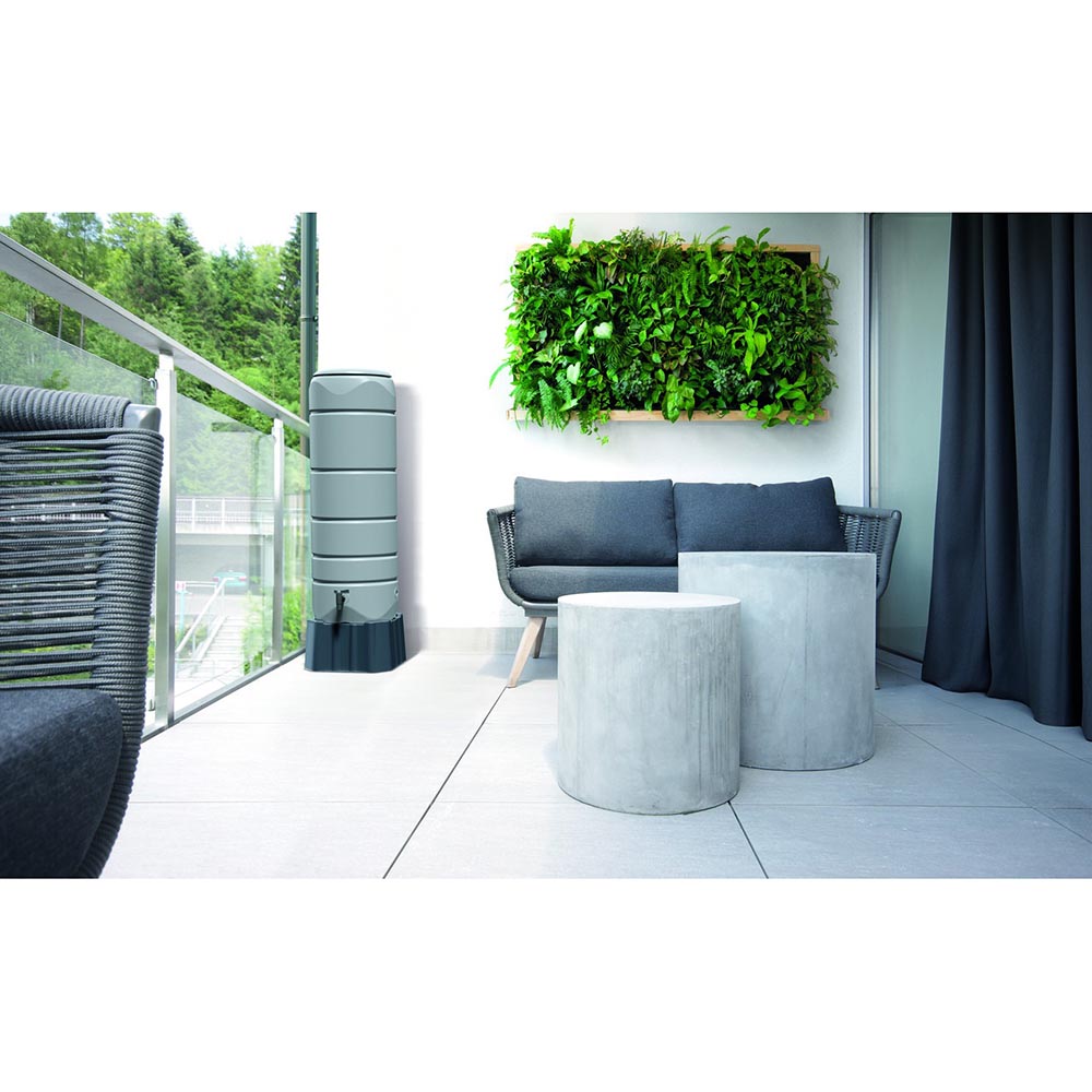 Емкость для сбора дождевой воды PROSPERPLAST VUELTA 110л gray (IDV110S) Вес 5.3