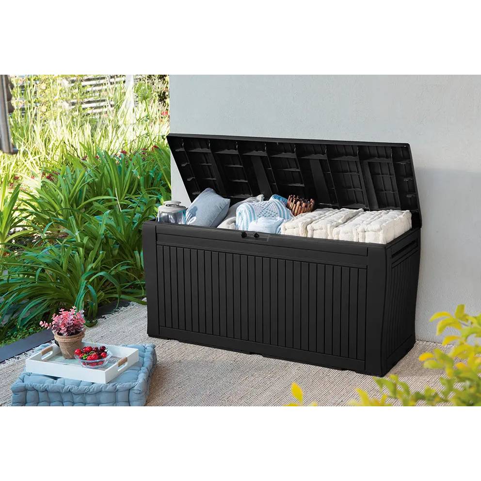 Скринька для зберігання KETER COMFY 270 л Graphite (17202623) Довжина 117