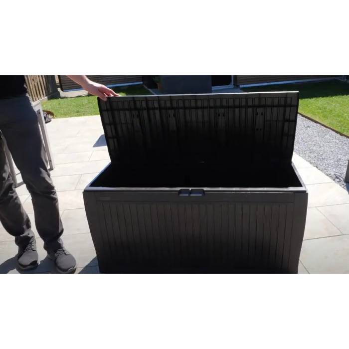 Скринька для зберігання KETER COMFY 270 л Graphite (17202623) Вага 7.1