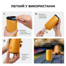 Устройство от комаров THERMACELL Patio Shield Mosquito Repeller MR-PS Citrus (PS1-CITRUS)