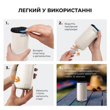 Устройство от комаров THERMACELL Patio Shield Mosquito Repeller MR-PS Linen (PS1-LINEN)