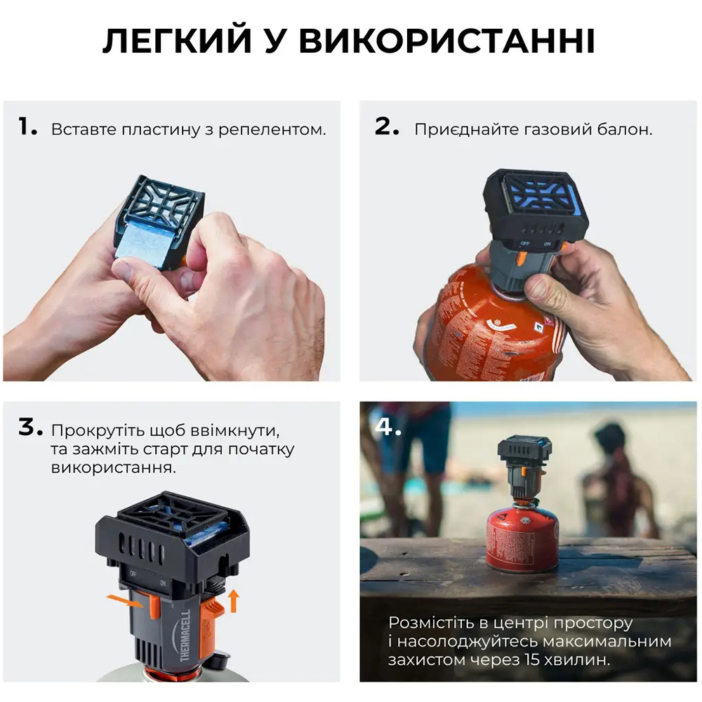 Устройство от комаров THERMACELL MR-BP Backpacker Длина 6.7