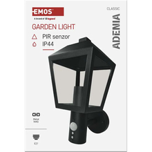 Садовый светильник EMOS ZGB040P E27 IP44 15W (ZGB040P)