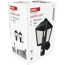 Садовый светильник EMOS ZGB040P E27 IP44 15W (ZGB040P)