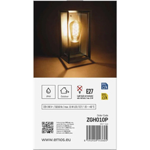 Садовый светильник EMOS E27 IP44 25W (ZGH010P)