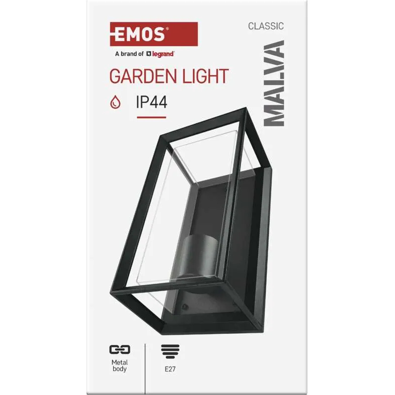 Изображение Садовый светильник EMOS E27 IP44 25W (ZGH010P)