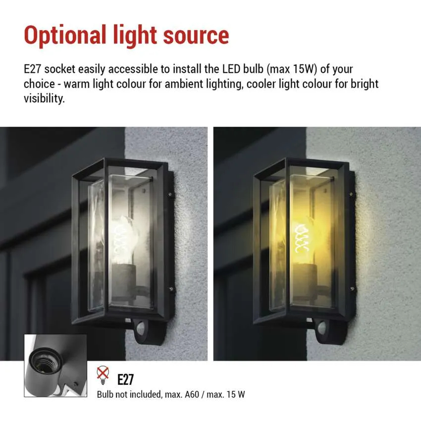 В Фокстрот Садовый светильник EMOS E27 IP44 25W (ZGH040P )