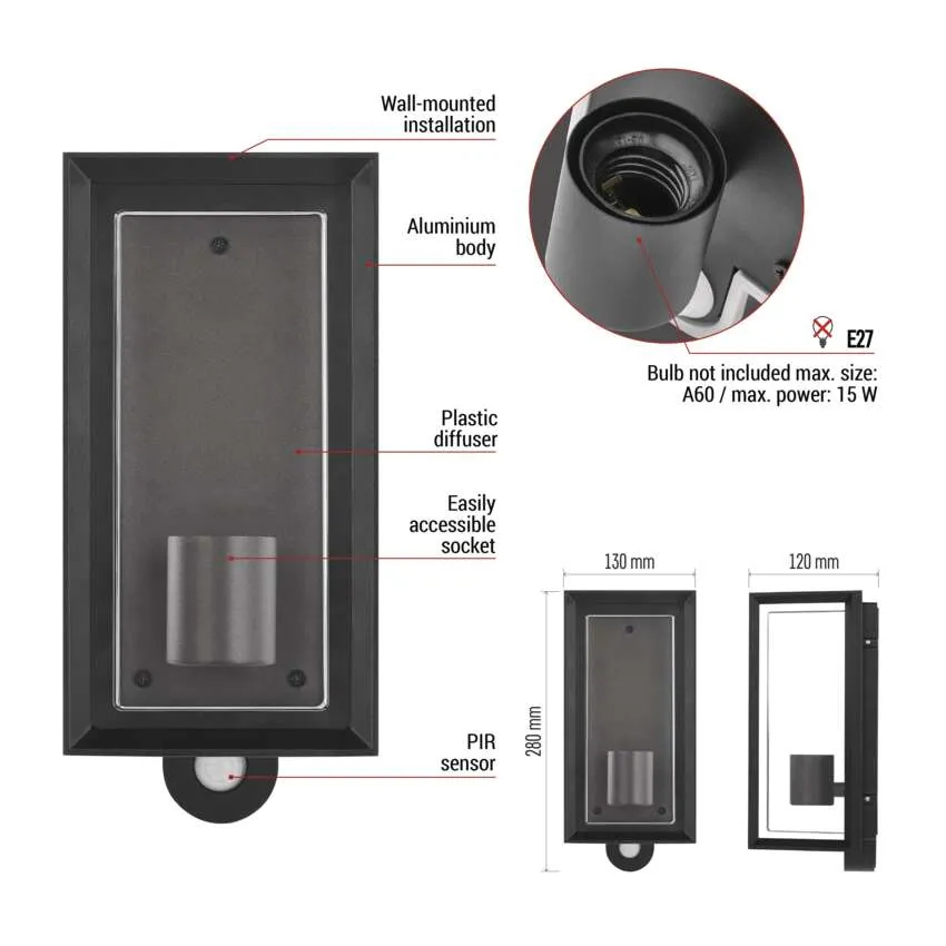 В интернет магазине Садовый светильник EMOS E27 IP44 25W (ZGH040P )