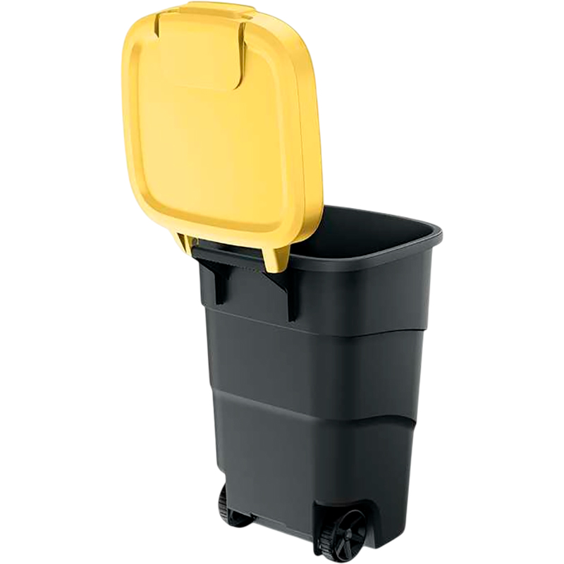 Мусорный контейнер KEDEN BY PROSPERPLAST Prosperplast Wheeler 110 л Black (NBWB110-120C) Длина 54