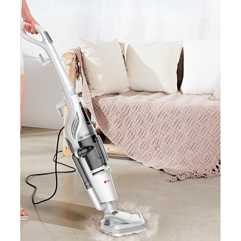 Покупка Пароочисник DEERMA Steam Mop & Vacuum Cleaner White (DEM-ZQ990W)