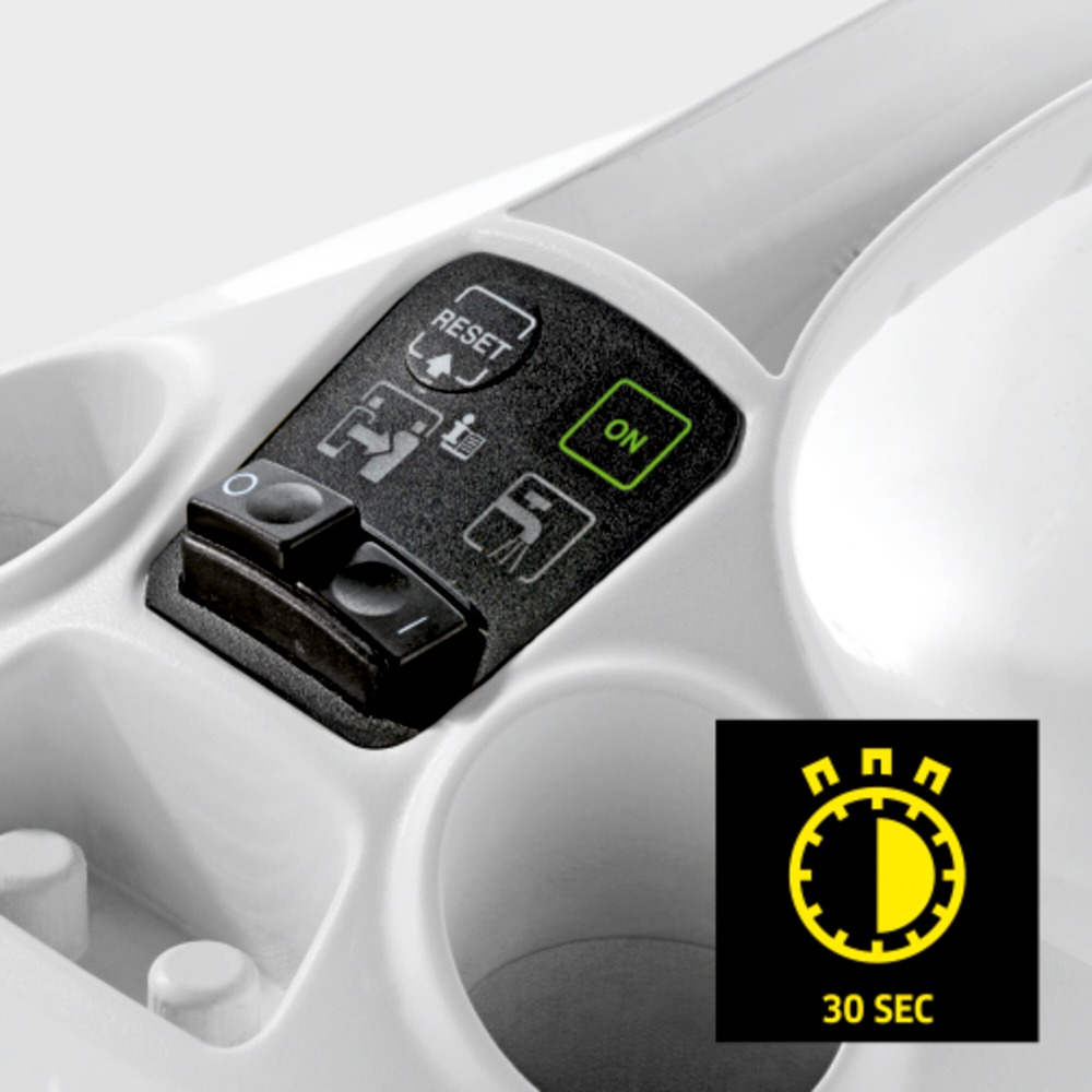 Пароочиститель KARCHER SC 3 EasyFix + насадка для окон (1.513-664.0) Безопасность автоматическое отключение