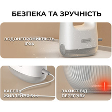 Пароочисник DEERMA Handheld Steam Cleaner DEM-ZQ01
