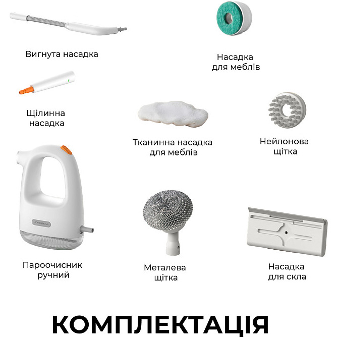 Фото Пароочисник DEERMA Handheld Steam Cleaner DEM-ZQ01