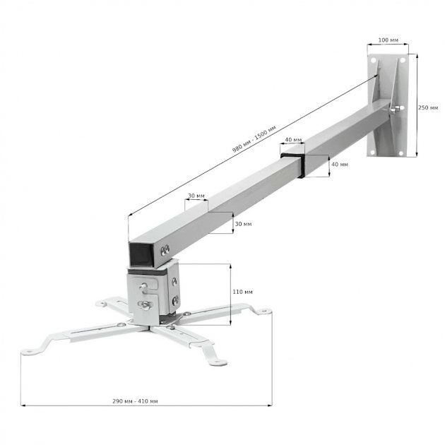 Замовити Кронштейн SECTOR PRB95-150